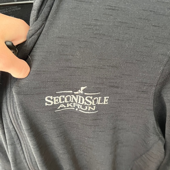 Black Nike Dri-Fit Yoga Zip Up Jacket, Second Sole Arkun Branded - Picture 2 of 6